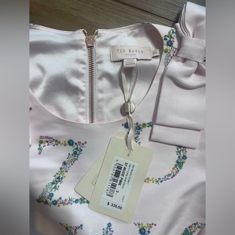 Ted baker Elegant Zoey Alphabet Print Dress worn on tv - Picture 3 of 4